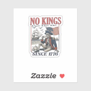 Retro No Kings Since 1776 Rejecting Kings Classic 