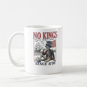 Retro No Kings Since 1776 Rejecting Kings Classic  Coffee Mug