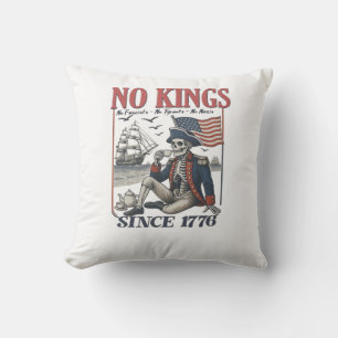 Retro No Kings Since 1776 Rejecting Kings Classic  Cushion