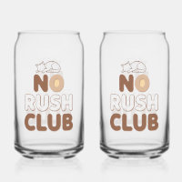 Retro "No Rush Club" for Relaxing
