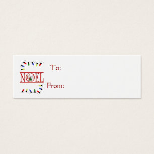 retro NOEL string of lights