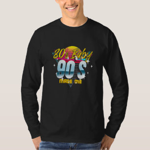 Retro Nostalgia Classic  80's Baby 90's Made Me T-Shirt