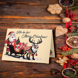 Retro Nostalgic Christmas Card