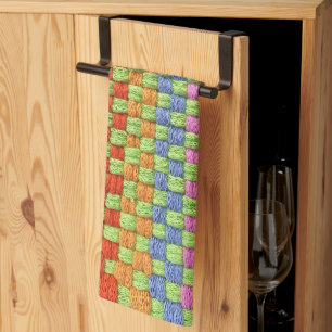 Retro Nostalgic Potholder Tea Towel
