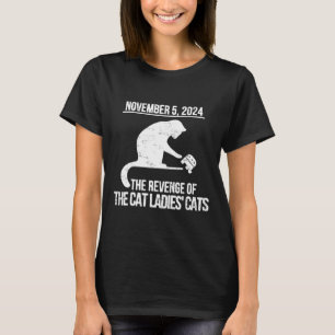 Retro November 5 Cat Kamala Harris For President 2 T-Shirt