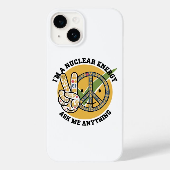 Retro Nuclear Energy design vector art gift  Case-Mate iPhone Case (Back)