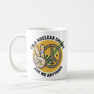 Retro Nuclear Energy design vector art gift Coffee Mug