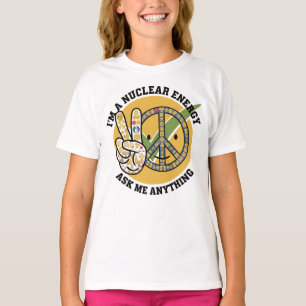 Retro Nuclear Energy design vector art gift T-Shirt