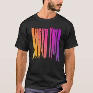 Retro Nueva York Spanish New York City men women k T-Shirt