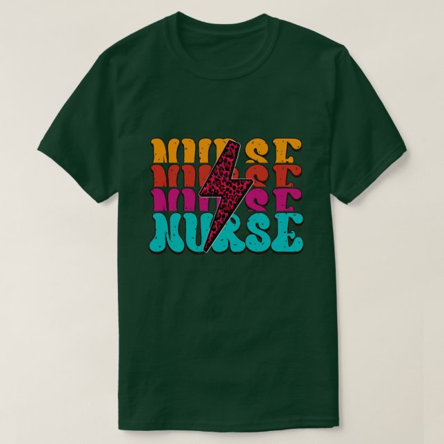 Retro Nurse 7 T-Shirt (Design Front)