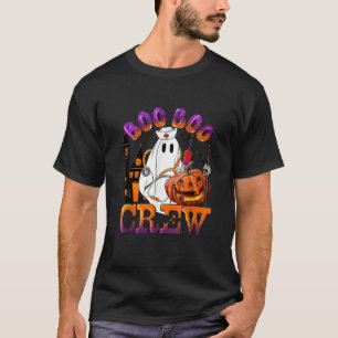 Retro Nurse Boo Crew Halloween for Registered Nurs T-Shirt