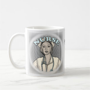 Retro nurse coffee mug