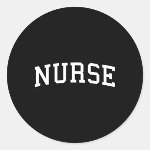 Retro Nurse Gifts Nurse Week Gifts Men Women Nurse Classic Round Sticker
