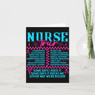 Retro Nurse Nurse Week Men Women Nurse Card