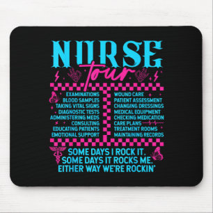 Retro Nurse Nurse Week Men Women Nurse  Mouse Pad