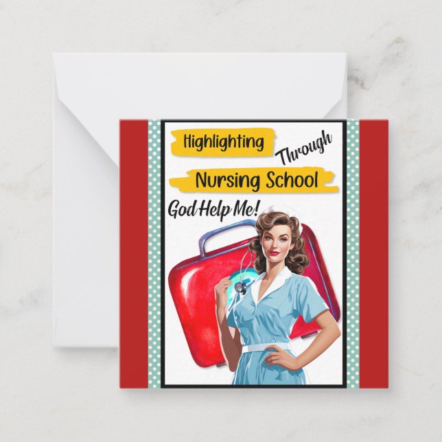 Retro Nurse Pinup_ Nursing Notes (Front)