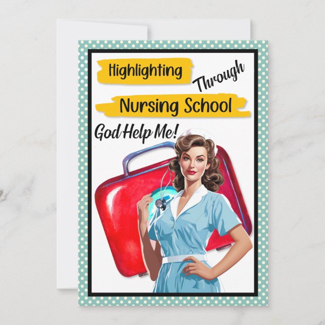 Retro Nurse Pinup_ Nursing Notes (Front)