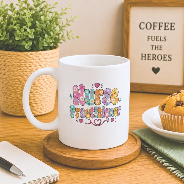 Retro Nurse Practitioner  Coffee Mug (Creator Uploaded)