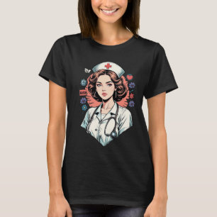 retro nurse uniform design T-Shirt