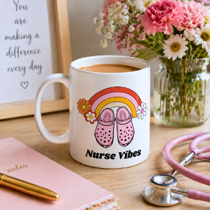 Retro Nurse Vibes Coffee Mug