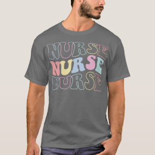 Retro Nurse Vintage Type Nurse Appreciation Gift T-Shirt