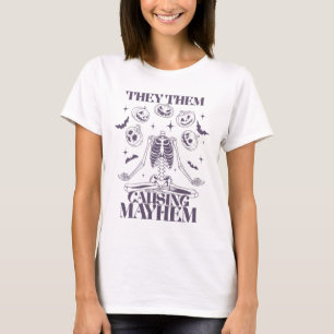 Retro Nurse Witch Halloween Doctor Nurse Ghost Icu T-Shirt