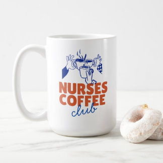 Retro Nurses Coffee Club T-Shirt Mug