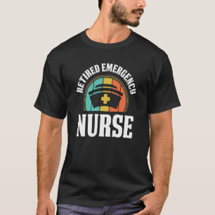Retro Nursing Retired Caretaker Vintage Emergency T-Shirt