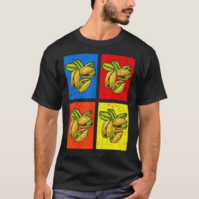 Retro Nut Pistachio T-Shirt (Front)