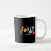 Retro Nutcracker Ballet Christmas Tree Shirts For