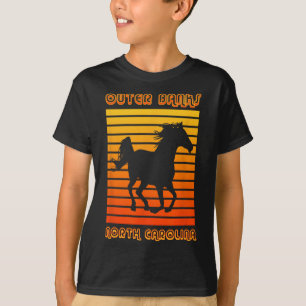 Retro Obx Nc Corolla Beach Vacation Outer Banks Wi T-Shirt