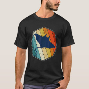 Retro Ocean Animal Stingray Ray T-Shirt