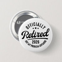 Retro Officially Retired 2026 Funny Retirement