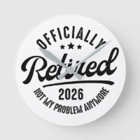 Retro Officially Retired 2026 Funny Retirement