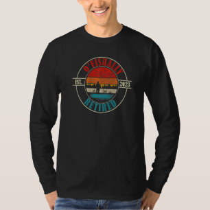 Retro Ofishally Retired Since 2023 Fisherman Men R T-Shirt