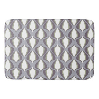 Retro Ogee Grey Bath Mat