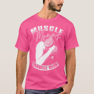 Retro Old School Gym Muscle Mummy Barbell Lifting  T-Shirt