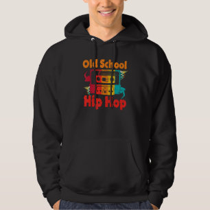 Retro Old School Hip Hop 80s 90s Mixtape Graphic Hoodie