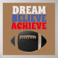 Retro Old Style Vintage 50s Football Motivational
