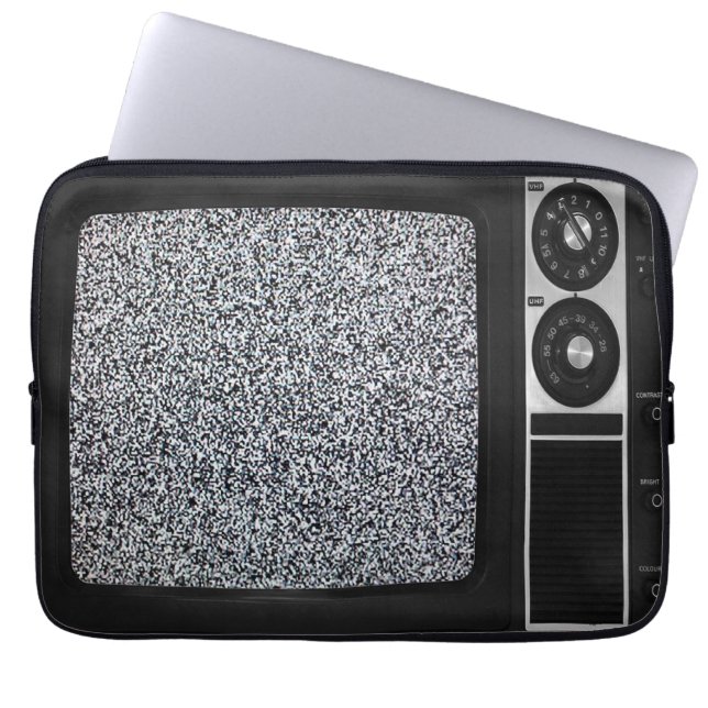 Retro Old TV with Static Screen Case Cover (Front)
