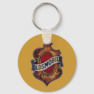 Retro oldsmobile sign key ring