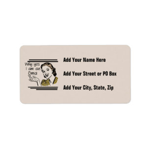 Retro Oma Tshirts and Gifts Label