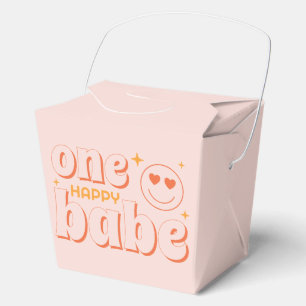 Retro One Happy Babe Favour Box