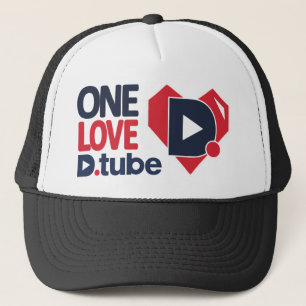 Retro ONE LOVE D.Tube Color Trucker Hat