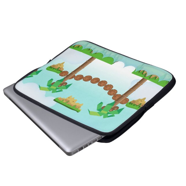 Retro or classic Platform game Laptop Sleeve (Front Bottom)