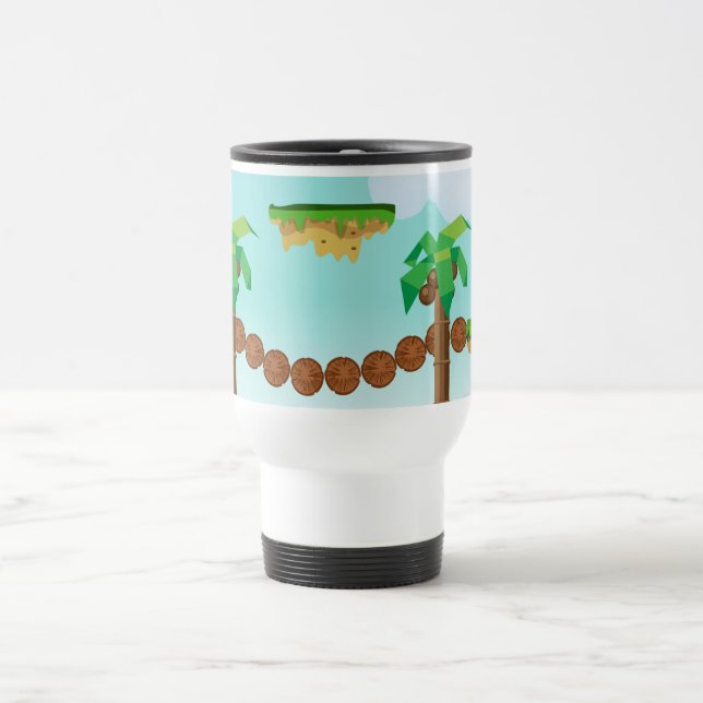 Retro or classic Platform game Travel Mug (Center)