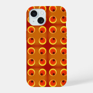 retro orange 1970 Case-Mate iPhone case