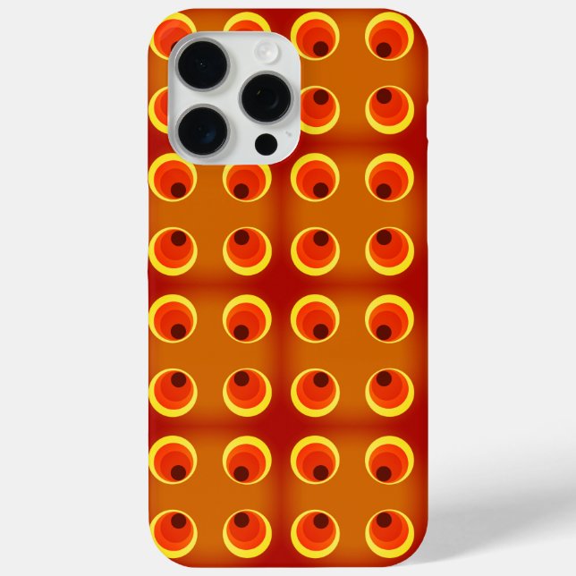 retro orange 1970 Case-Mate iPhone case (Back)