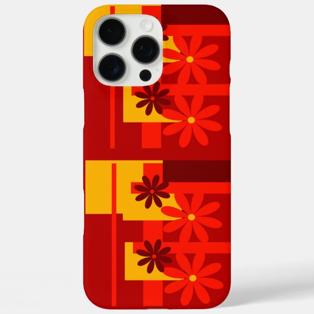 Retro orange 1970's , Case-Mate iPhone case (Back)