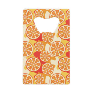 Retro Orange Citrus Pattern